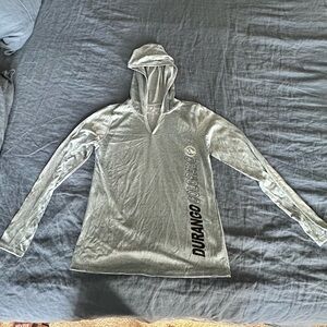 Durango Colorado Active Apparel women’s small long sleeve hooded‎ fitted shirt